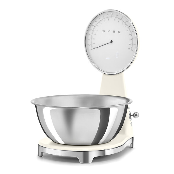 SMEG - Balance De Cuisine électronique 5kg-1g Crème - KSF01CRWW - large