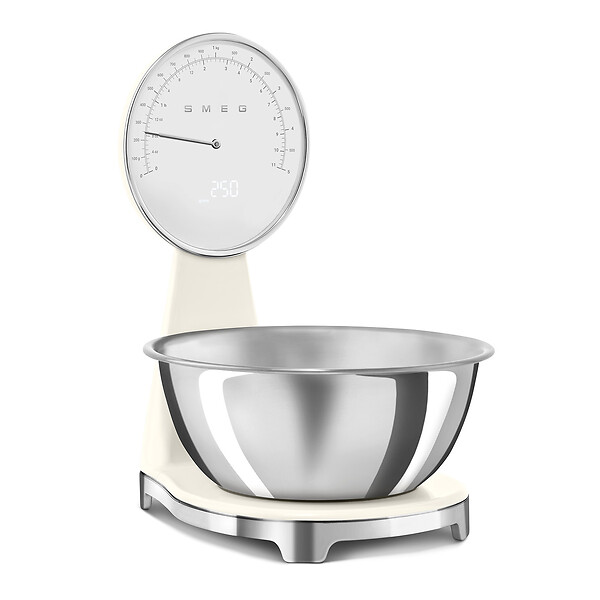 SMEG - Balance De Cuisine électronique 5kg-1g Crème - KSF01CRWW - large