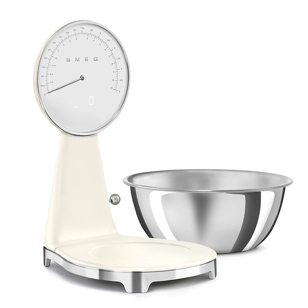 SMEG - Balance De Cuisine électronique 5kg-1g Crème - KSF01CRWW - large