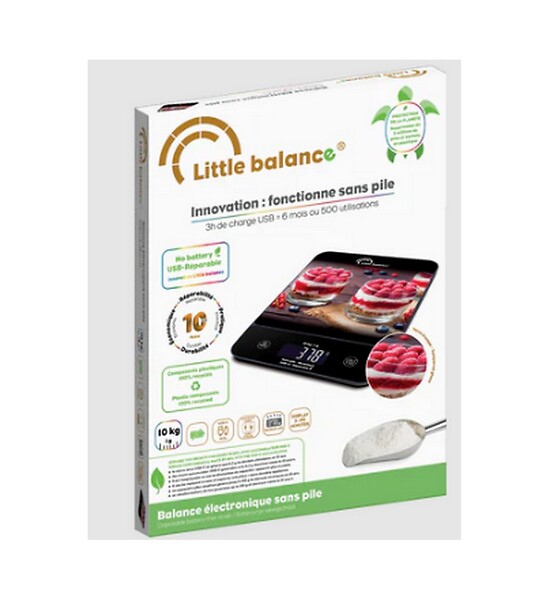 LITTLE BALANCE - Balance De Cuisine électronique 10kg -couleurs - 8846 - large