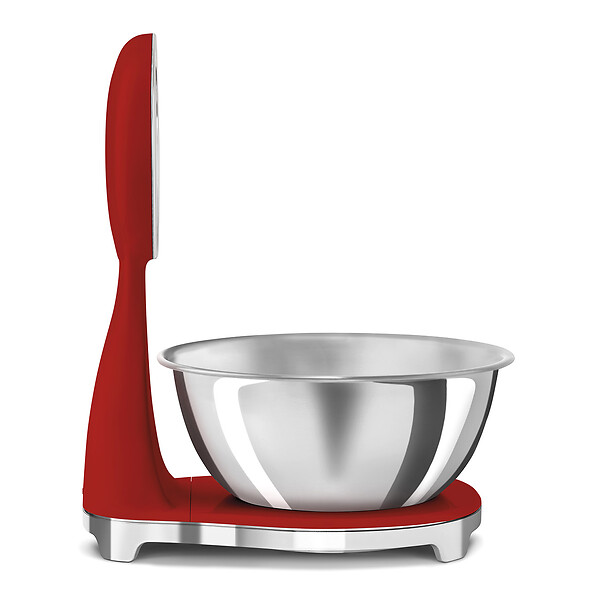 SMEG - Balance De Cuisine électronique 5kg-1g Rouge - KSF01RDWW - large