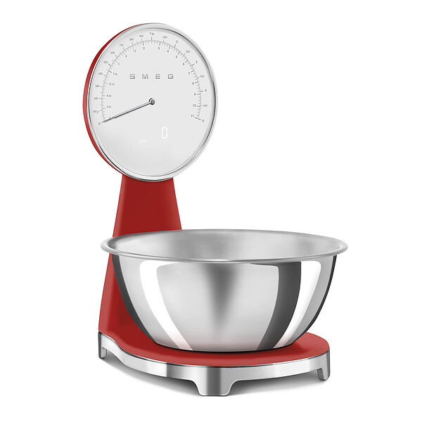 SMEG - Balance De Cuisine électronique 5kg-1g Rouge - KSF01RDWW - large