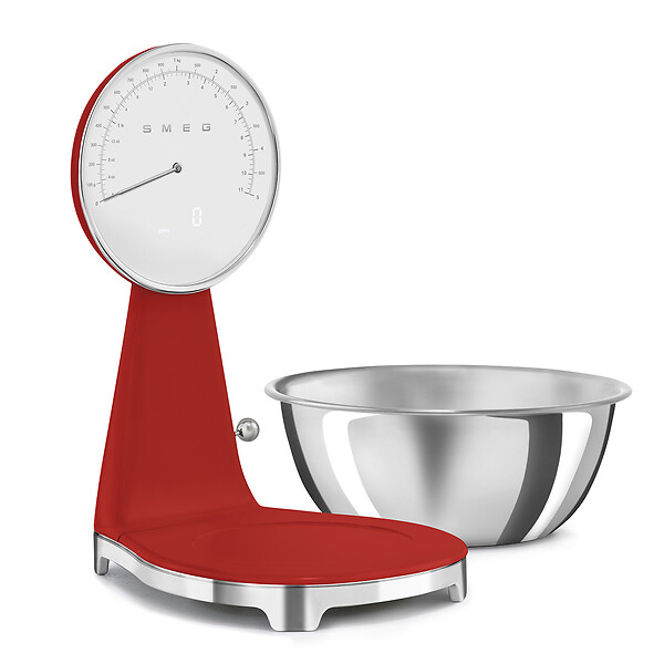 SMEG - Balance De Cuisine électronique 5kg-1g Rouge - KSF01RDWW - large