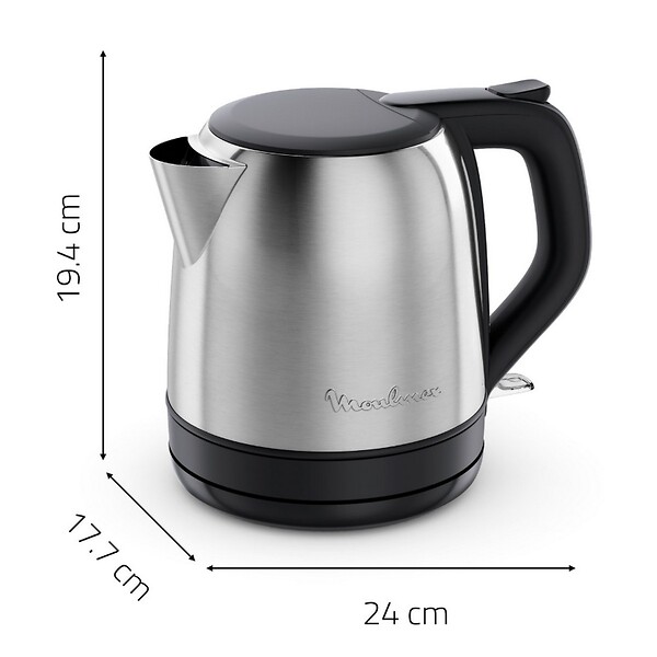MOULINEX - Bouilloire Sans Fil 1l 2400w  Mini Inox - BY5S2DE0 - large