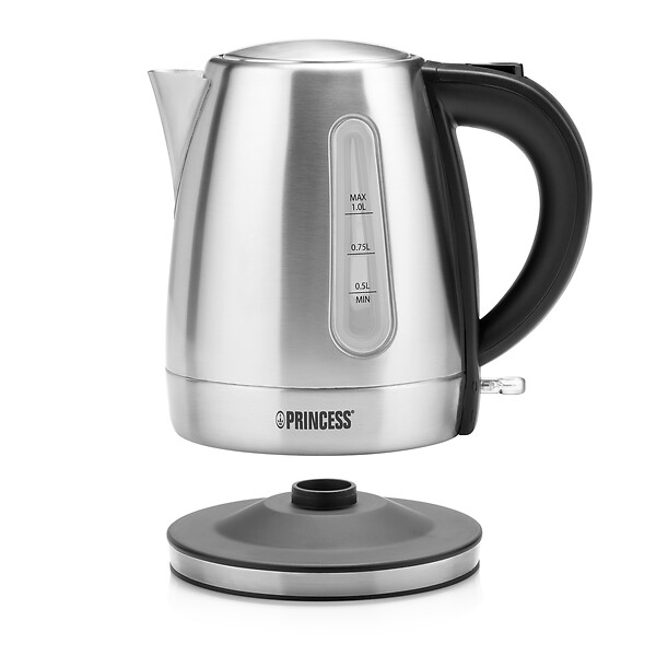 PRINCESS - Bouilloire Sans Fil 1l 2200w Noir/inox - 236023-01-001 - large