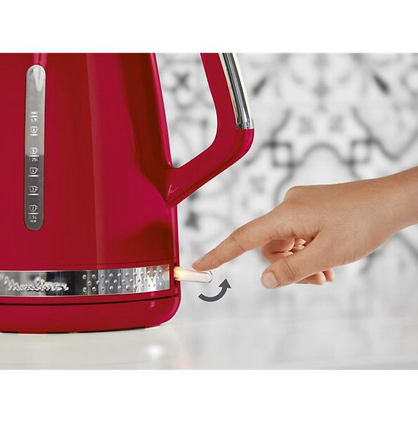 MOULINEX - Bouilloire Sans Fil 1.7l 2400w Rouge - BY320510 - large