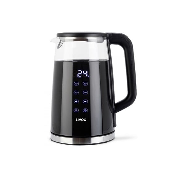 LIVOO - Bouilloire électrique Sans Fil 1,7l 2200w Noir - DOD198 - large