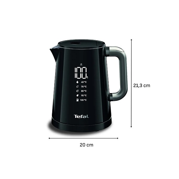 TEFAL - Bouilloire Sans Fil 1l 1800w Température Réglable - KO854830 - large