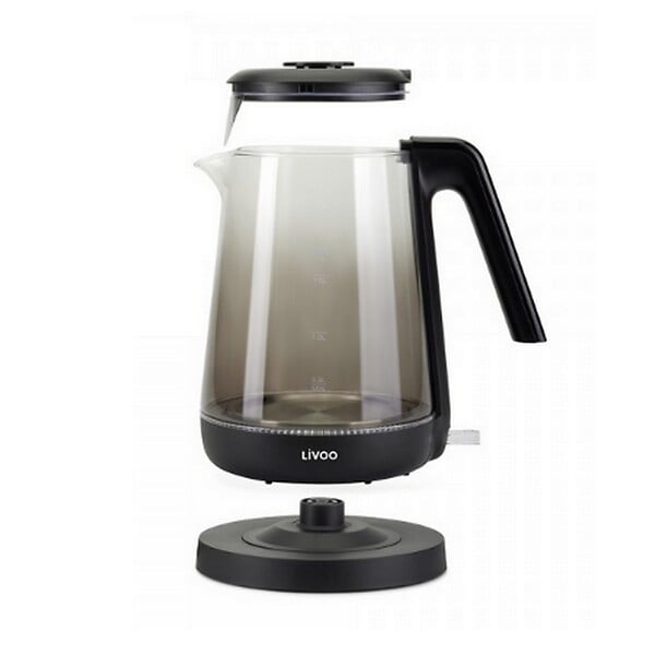 LIVOO - Bouilloire Sans Fil 1.7l 2200w Transparent - DOD216N - large
