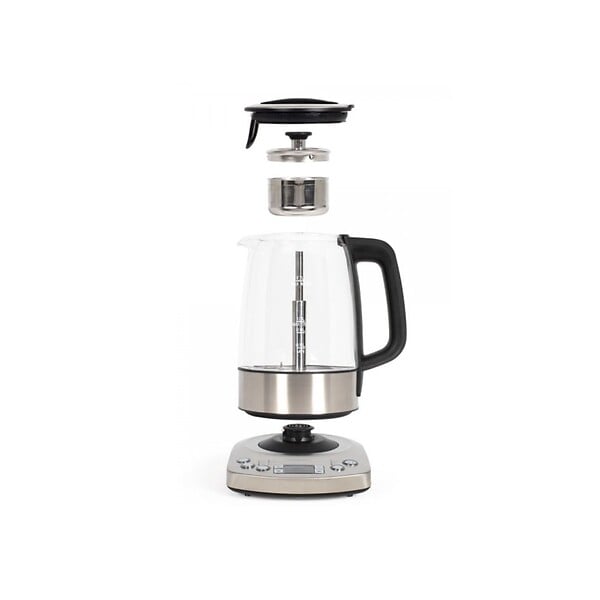LIVOO - Bouilloire Sans Fil 1.7l 2000w Verre/gris - DOD209 - large