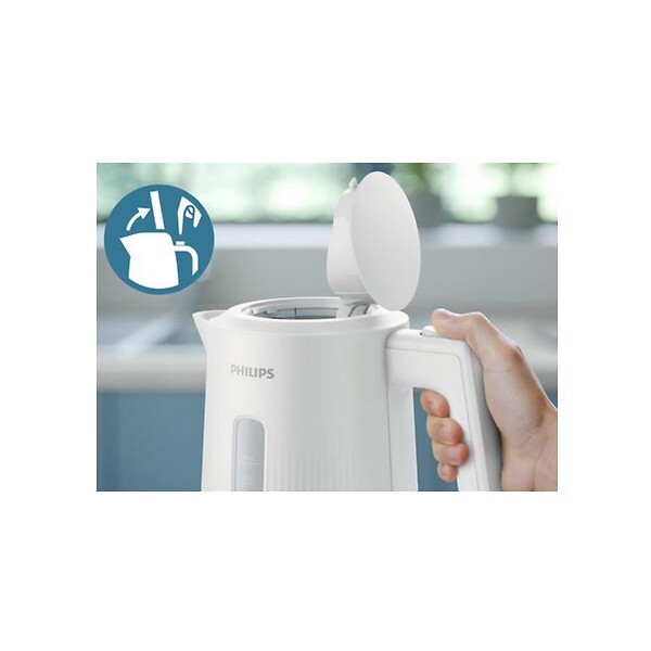 PHILIPS - Bouilloire Sans Fil 1.7l 2200w Blanc - HD9411.00 - large