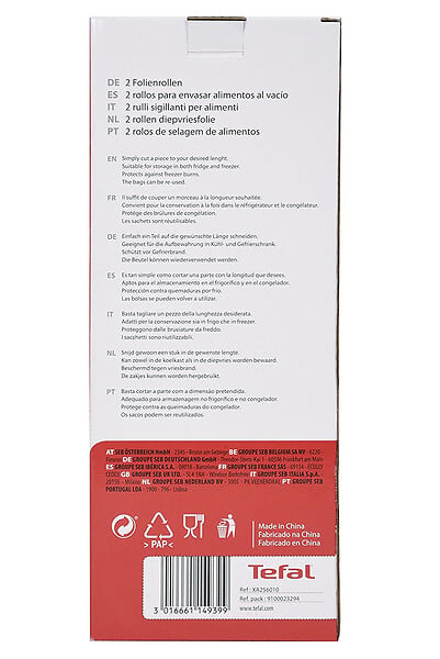 TEFAL - 2 Rouleaux Pour Emballage Sous Vide - XA256010 - large