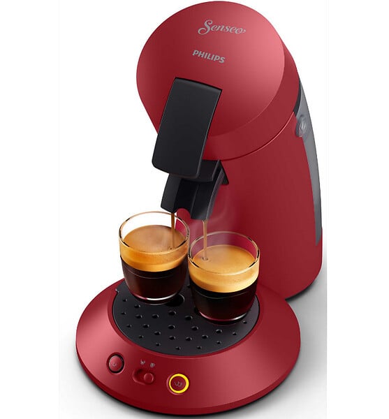PHILIPS - Cafetière à Dosette 1bar 1450w Rouge - CSA210/91 - large