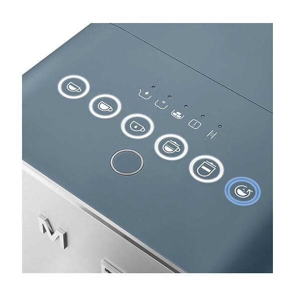 SMEG - Expresso Broyeur Bleu Orage - BCC13SBMEU - large