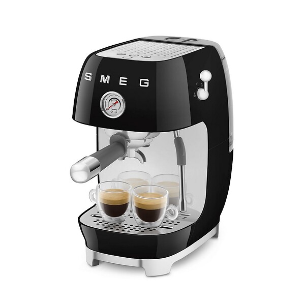 SMEG - Machine à Expresso 15 Bars Noir - ECF03BLEU - large