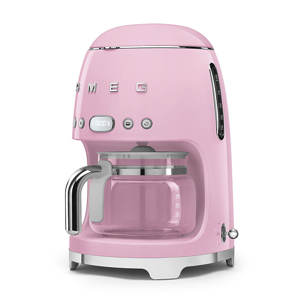 SMEG - Cafetière Filtre Programmable 10 Tasses 1050w Rose - DCF02PKEU - large