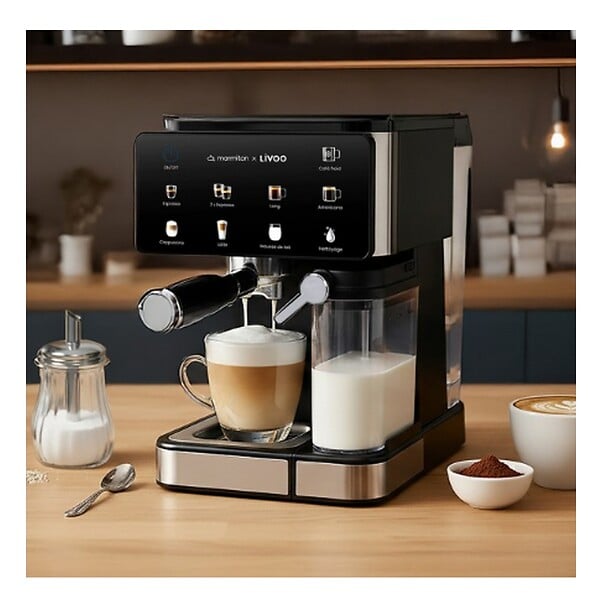 LIVOO - Machine à Expresso 20 Bars Noir - DOD222CO - large