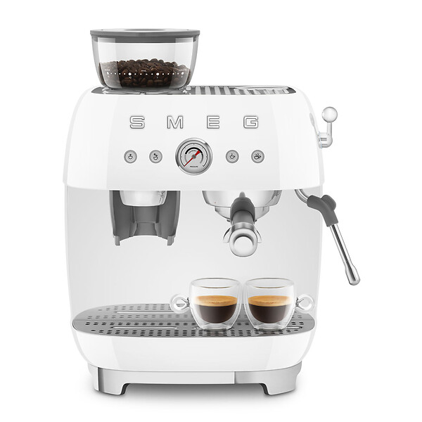 SMEG - Machine à Expresso Avec Broyeur 20 Bars Blanc - EGF03WHEU - large