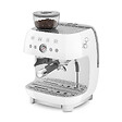 SMEG - Machine à Expresso Avec Broyeur 20 Bars Blanc - EGF03WHEU - vignette