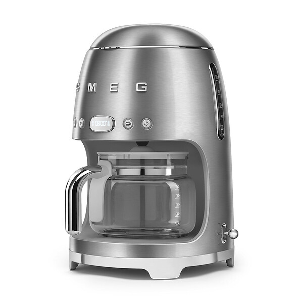 SMEG - Cafetière Programmable 10 Tasses 1050w Inox Brossé - DCF02SSEU - large
