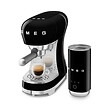 SMEG - Machine à Expresso 15 Bars Noir - ECF12BLEU - vignette