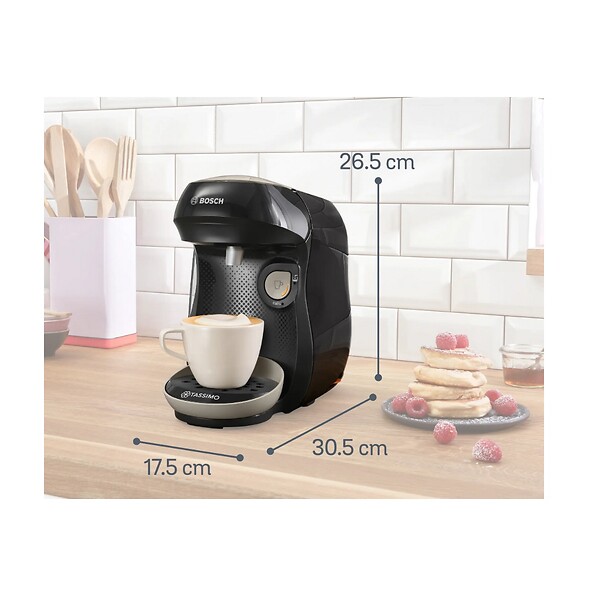 BOSCH - Cafetière à Dosettes 1400w Noir - TAS109E - large