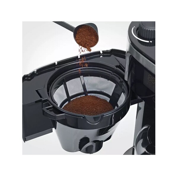 SEVERIN - Cafetière Filtre 8 Tasses 1000w Inox/noir - KA4814 - large