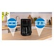 BOSCH - Cafetière Filtre 15 Tasses 1200w Noir - TKA2M113 - vignette