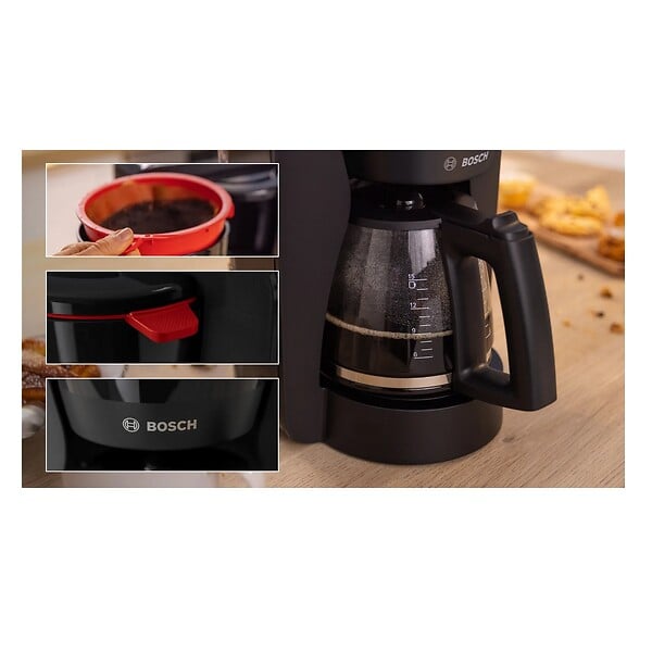 BOSCH - Cafetière Filtre 15 Tasses 1200w Noir - TKA2M113 - large