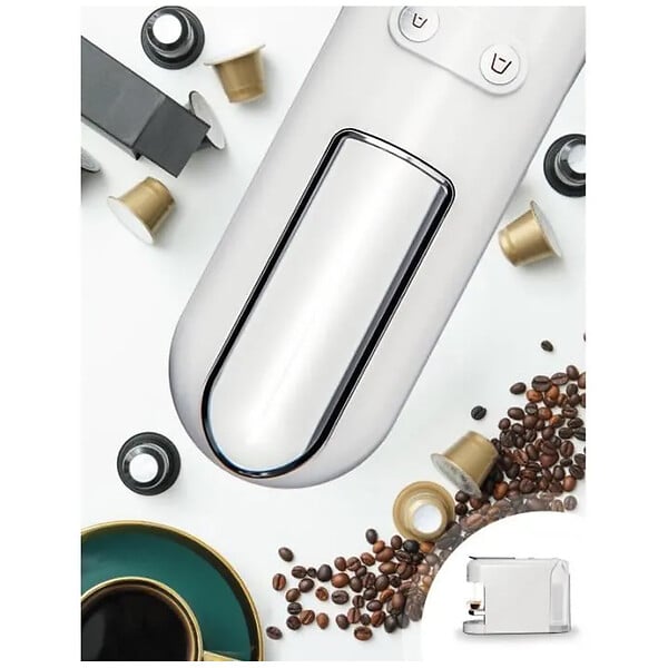 ARTHUR MARTIN - Machine à Café à Capsules 20bars Compatible Nespresso Blanc - AMN230B - large