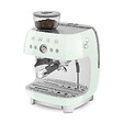 SMEG - Machine à Expresso Avec Broyeur 20 Bars Vert D'eau - EGF03PGEU - vignette