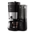 PHILIPS - Cafetière Filtre Avec Broyeur Intégré 10 Tasses 1000w Noir - HD7900/01 - vignette