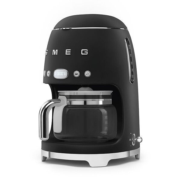 SMEG - Cafetière Filtre Programmable 10 Tasses 1050w Noir Mat - DCF02BLMEU - large
