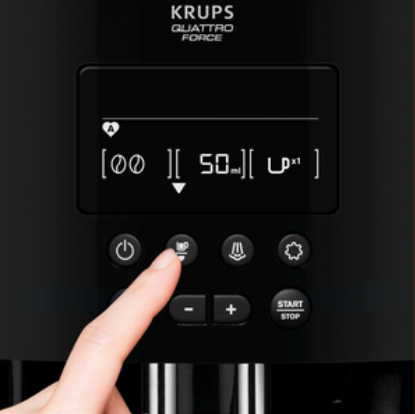 KRUPS - Robot Café 15 Bars Noir - YY3074FD - large
