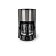 NEDIS - Cafetière Filtre 12 Tasses 1000w Noir/argent - KACM260EBK - vignette