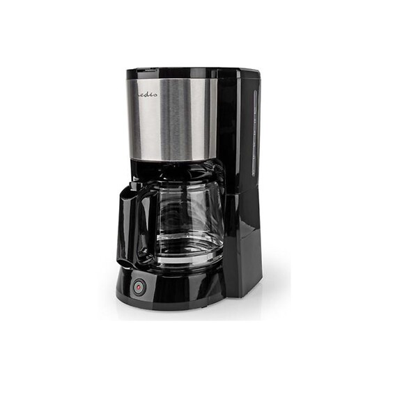 NEDIS - Cafetière Filtre 12 Tasses 1000w Noir/argent - KACM260EBK - large