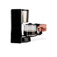 NEDIS - Cafetière Filtre 12 Tasses 1000w Noir/argent - KACM260EBK - vignette