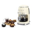 SMEG - Cafetière Filtre Programmable 10 Tasses 1050w Crème - DCF02CREU - vignette