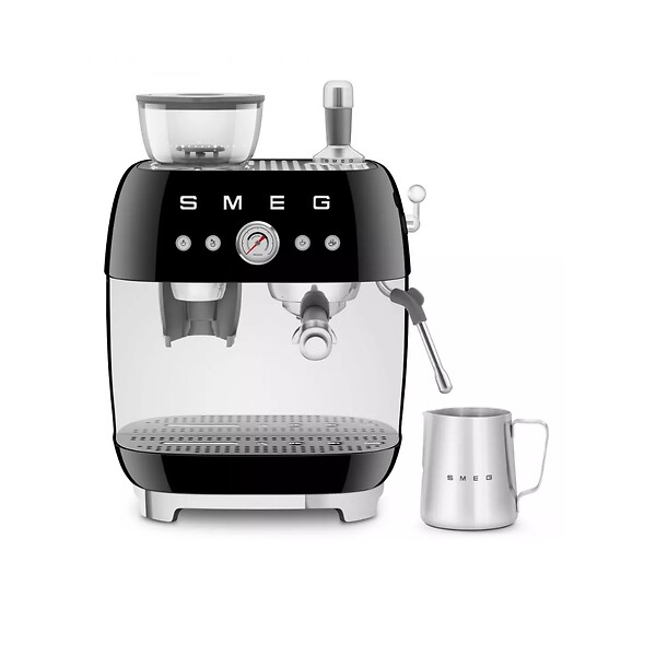 SMEG - Robot Café 20 Bars Noir - EGF03BLEU - large