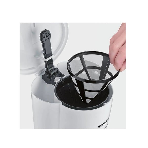 SEVERIN - Cafetière Filtre 10 Tasses 900w Blanc - KA4323 - large