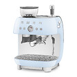 SMEG - Machine à Expresso Avec Broyeur 20 Bars Bleu - EGF03PBEU - vignette