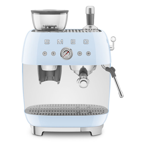 SMEG - Machine à Expresso Avec Broyeur 20 Bars Bleu - EGF03PBEU - large