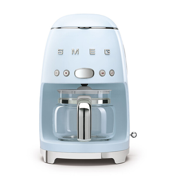 SMEG - Cafetière Filtre Programmable 10 Tasses 1050w Bleu Azur - DCF02PBEU - large