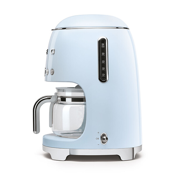 SMEG - Cafetière Filtre Programmable 10 Tasses 1050w Bleu Azur - DCF02PBEU - large