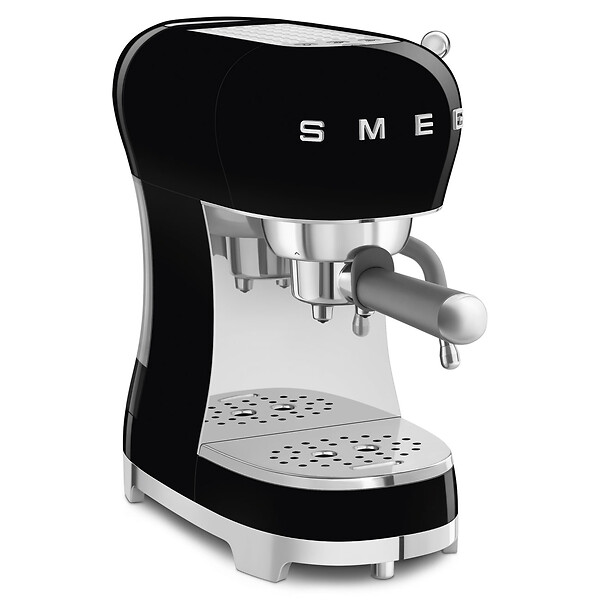 SMEG - Machine à Expresso 15 Bars Noir - ECF02BLEU - large