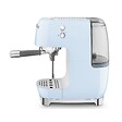 SMEG - Machine à Expresso 15 Bars Bleu Azur - ECF03PBEU - vignette