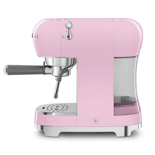 SMEG - Machine à Expresso 15 Bars Rose - ECF02PKEU - large