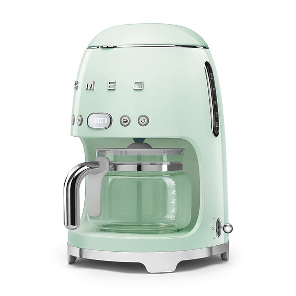 SMEG - Cafetière Filtre Programmable 10 Tasses 1050w Vert D'eau - DCF02PGEU - large