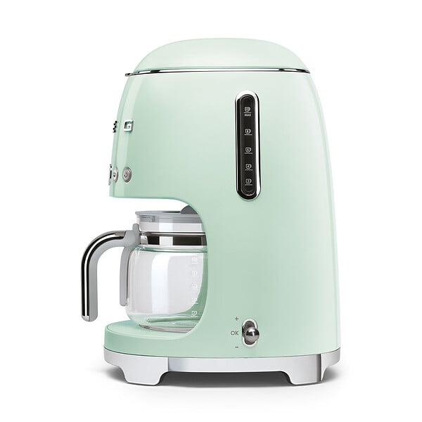 SMEG - Cafetière Filtre Programmable 10 Tasses 1050w Vert D'eau - DCF02PGEU - large