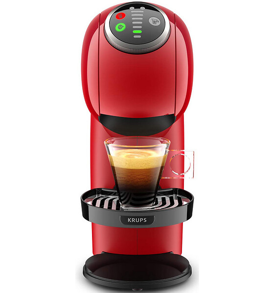 KRUPS - Cafetière à Dosette 15 Bars 1500w Rouge/noir - YY4444FD - large